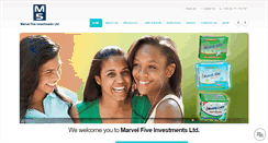 Desktop Screenshot of marvelfive.com